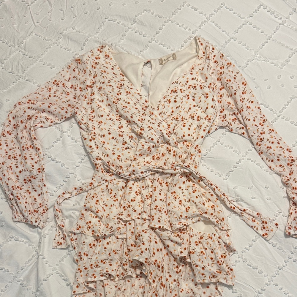 Altar'd State Cream Floral Dress
